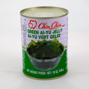 canned green aiyu jelly in a can