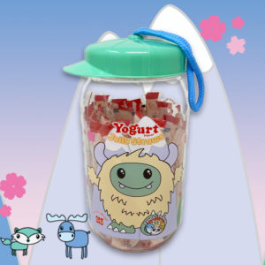 ABC Yeti Yogurt Jelly Straws