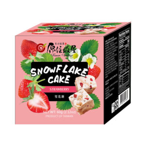 Snowflake Cake | Strawberry Flavor