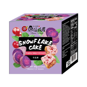Snowflake Cake | Purple Sweet Potato Flavor