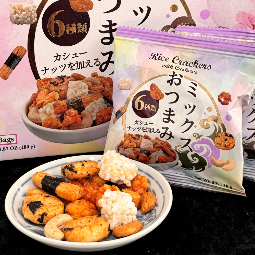 rice cracker w cashews box